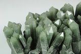 Hedenbergite Included Quartz Crystal Cluster - Mongolia #175728-4